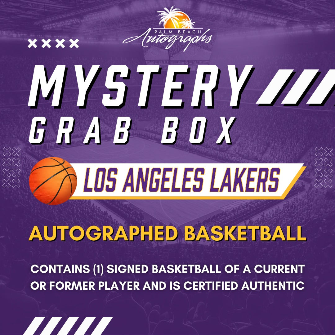 Mystery Grab Box - Los Angeles Lakers NBA Basketball Autographed Ball