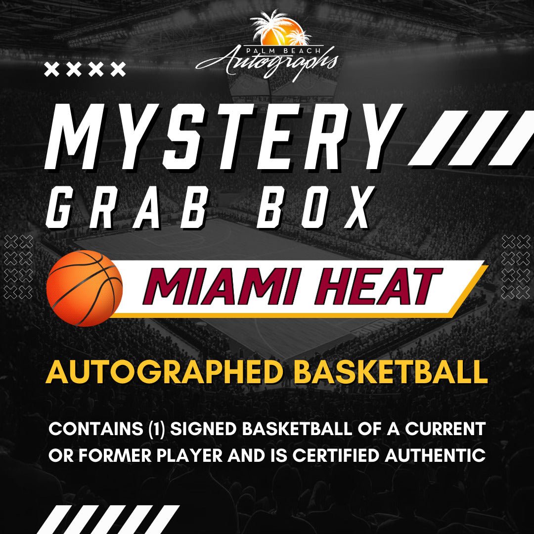 Mystery Grab Box - Miami Heat NBA Autographed Basketball