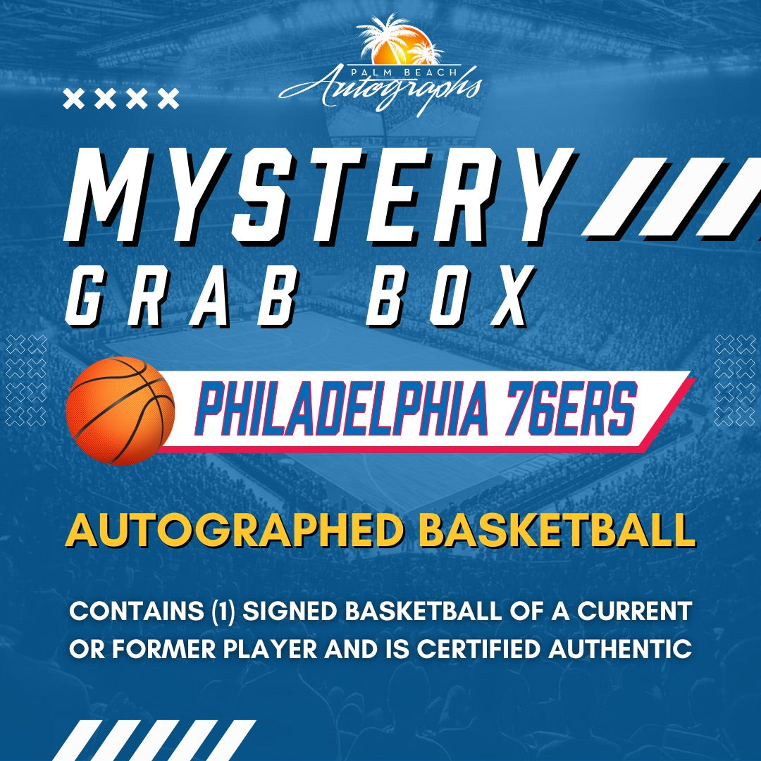 Mystery Grab Box - Philadelphia 76ers NBA Basketball Autographed Ball