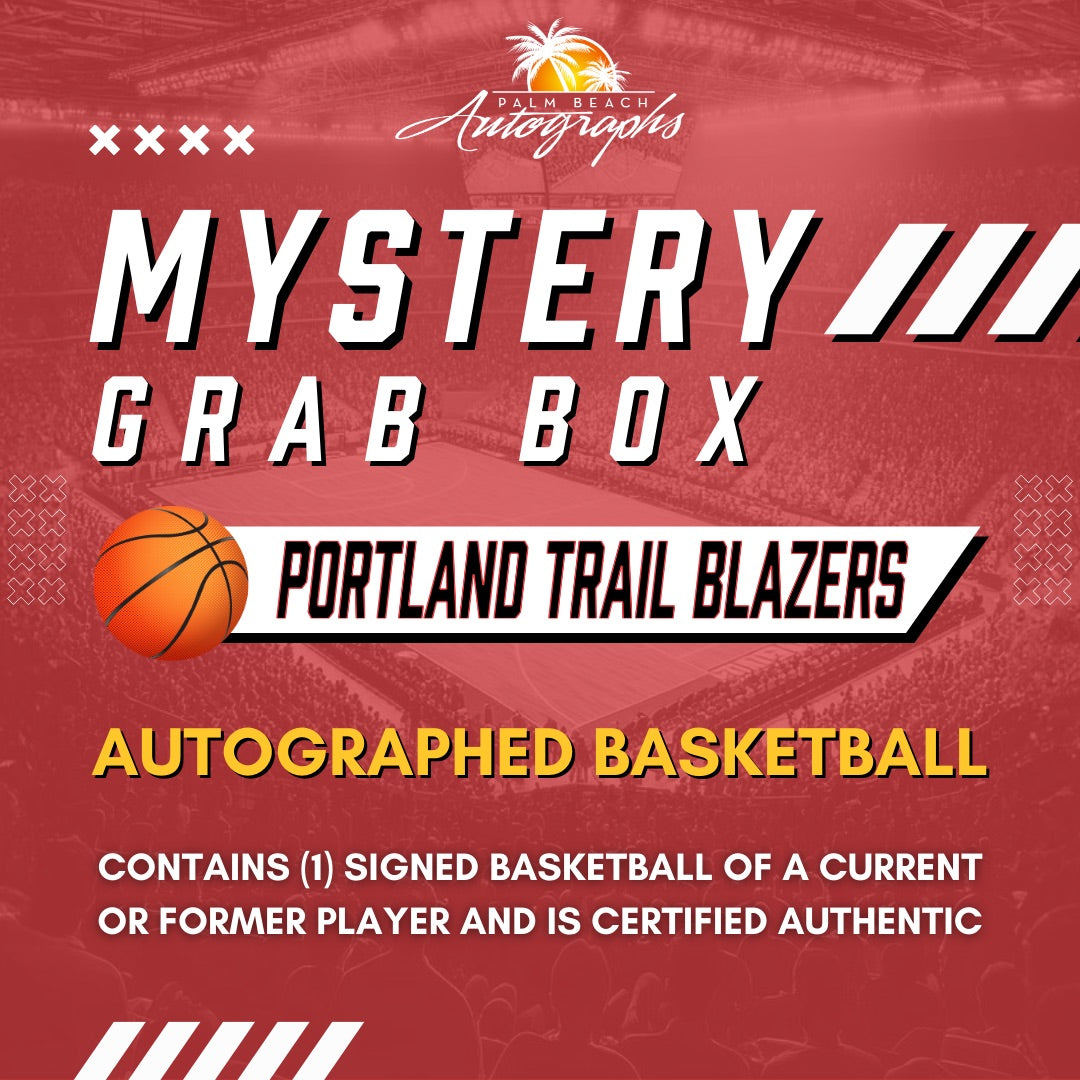 Mystery Grab Box - Portland Trail Blazers NBA Basketball Autographed Ball