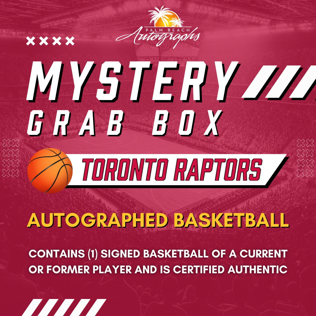 Mystery Grab Box - Toronto Raptors NBA Basketball Autographed Ball