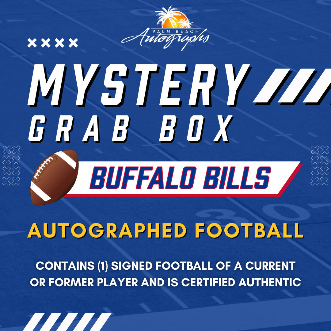 Mystery Grab Box - Buffalo Bills NFL Football Autographed Ball