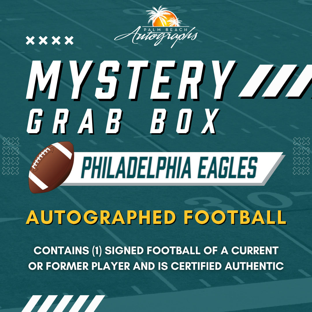 Mystery Grab Box - Philadelphia Eagles NFL Football Autographed Ball