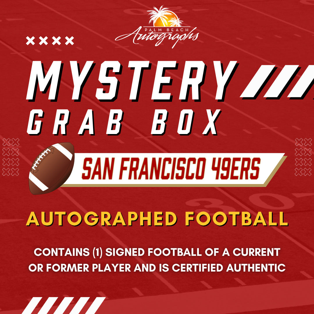 Mystery Grab Box - San Francisco 49ers NFL Football Autographed Ball