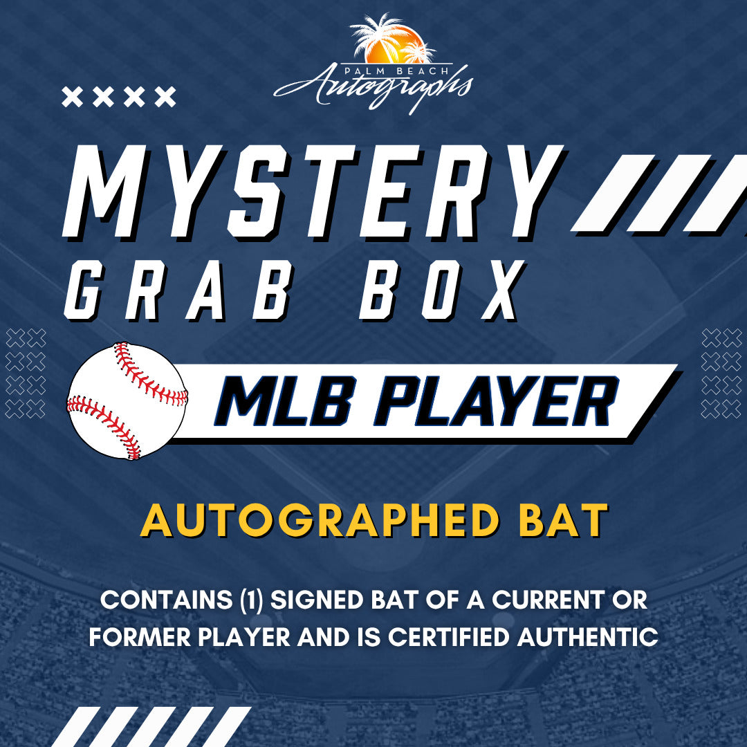 Mystery Grab Box - MLB Autographed Game Bat