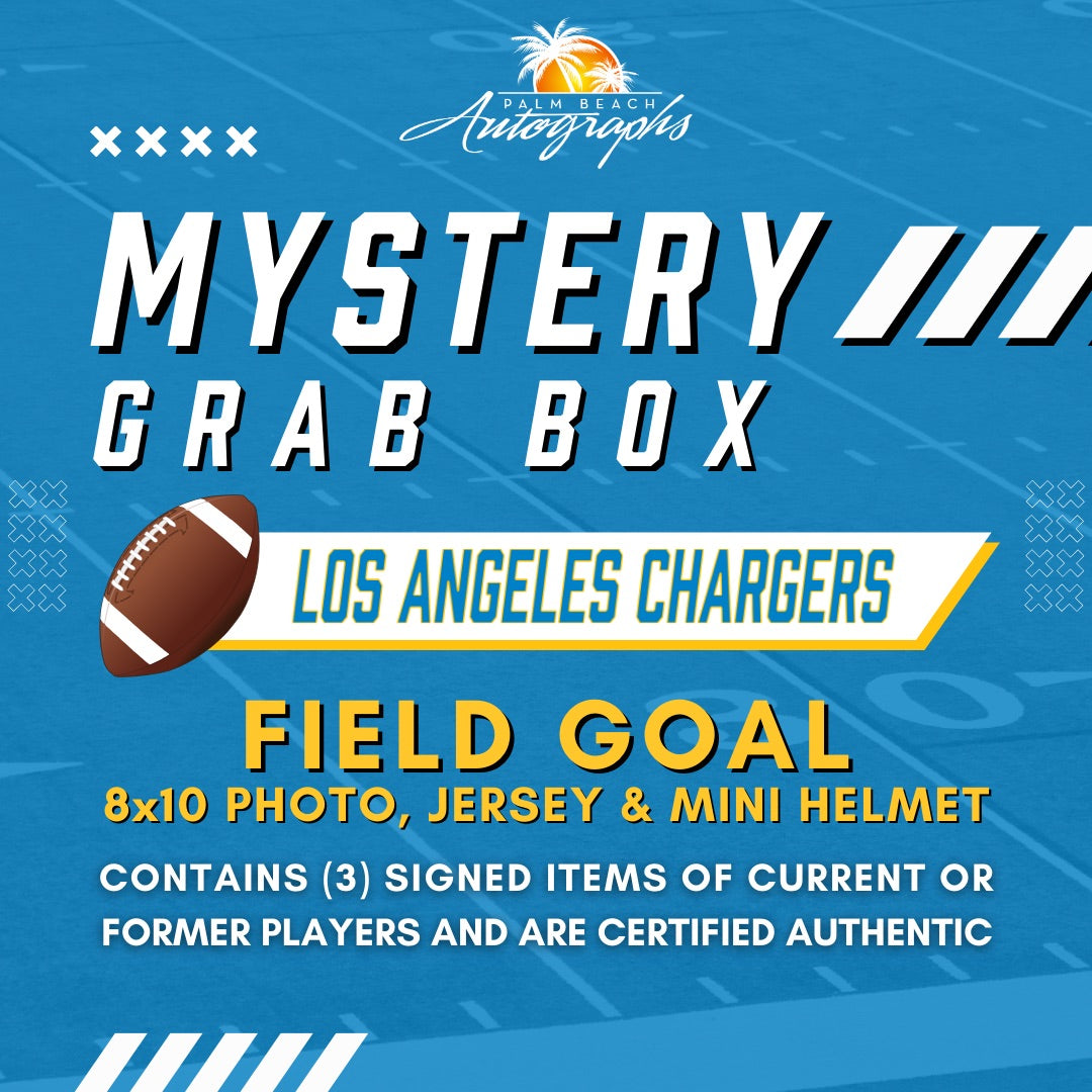 Mystery Grab Box - Los Angeles Chargers NFL Football Autographed Field Goal Box