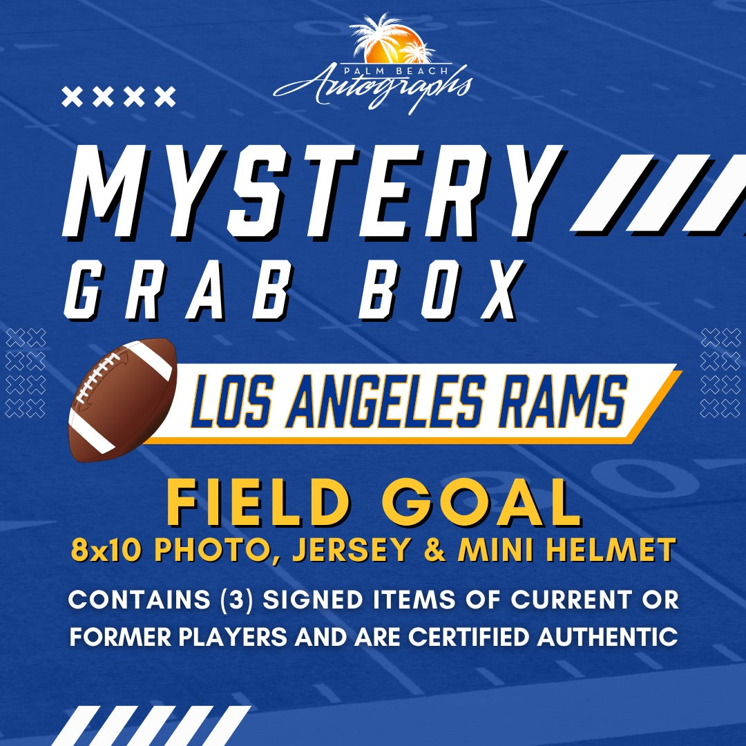 Mystery Grab Box - Los Angeles Rams NFL Football Autographed Field Goal Box