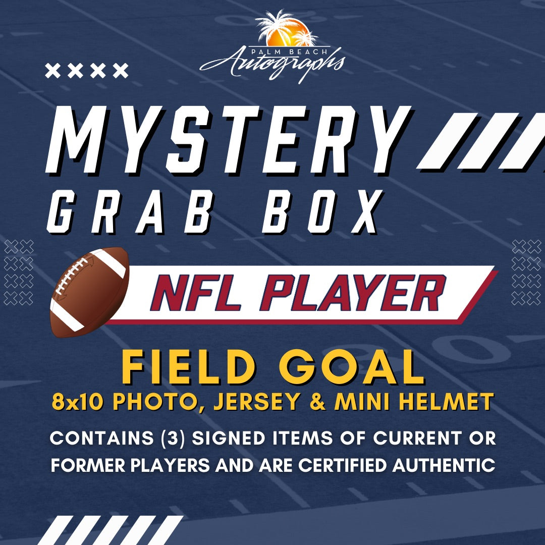 Mystery Grab Box - NFL Football Autographed Field Goal Box