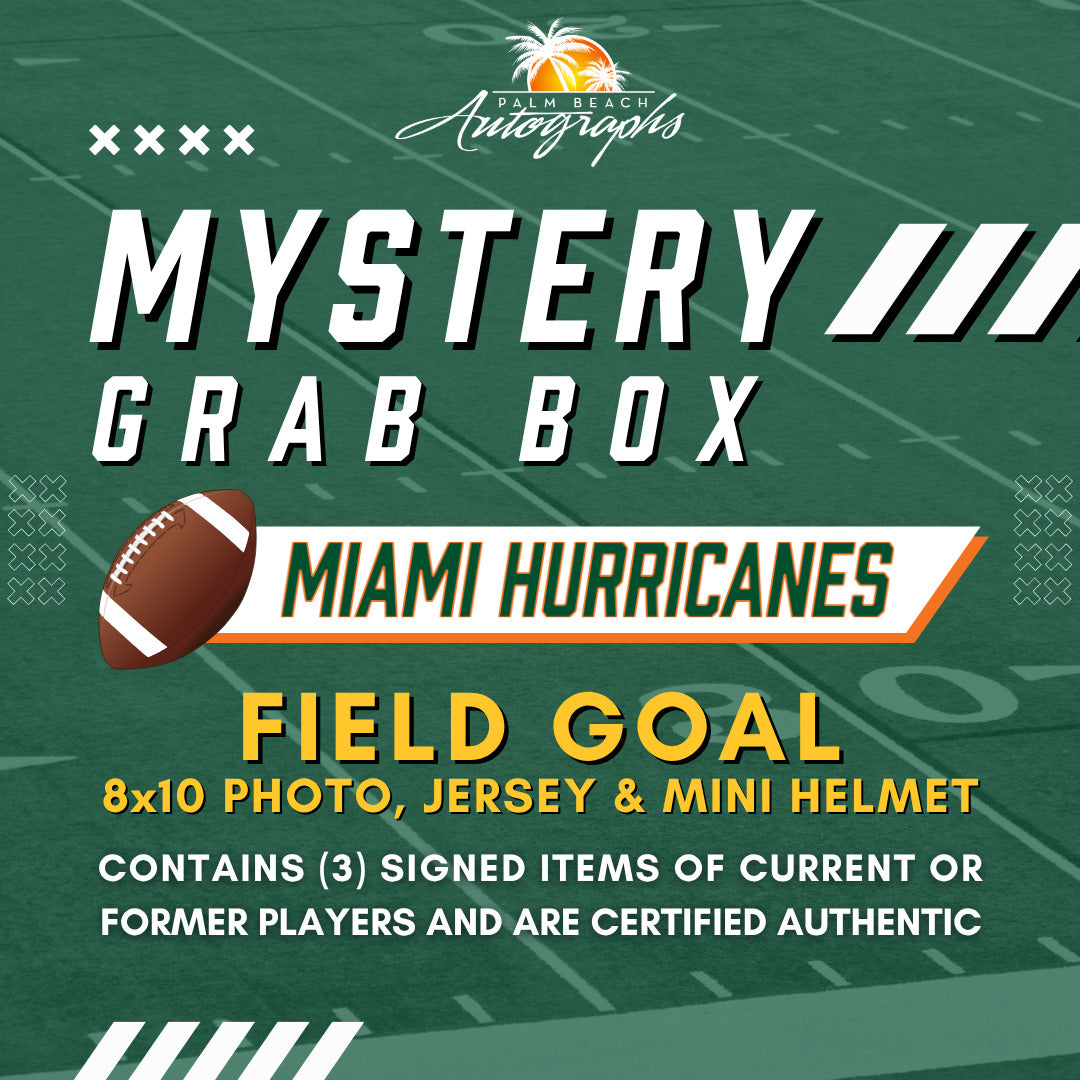 Mystery Grab Box - Miami Hurricanes NCAA Autographed Field Goal