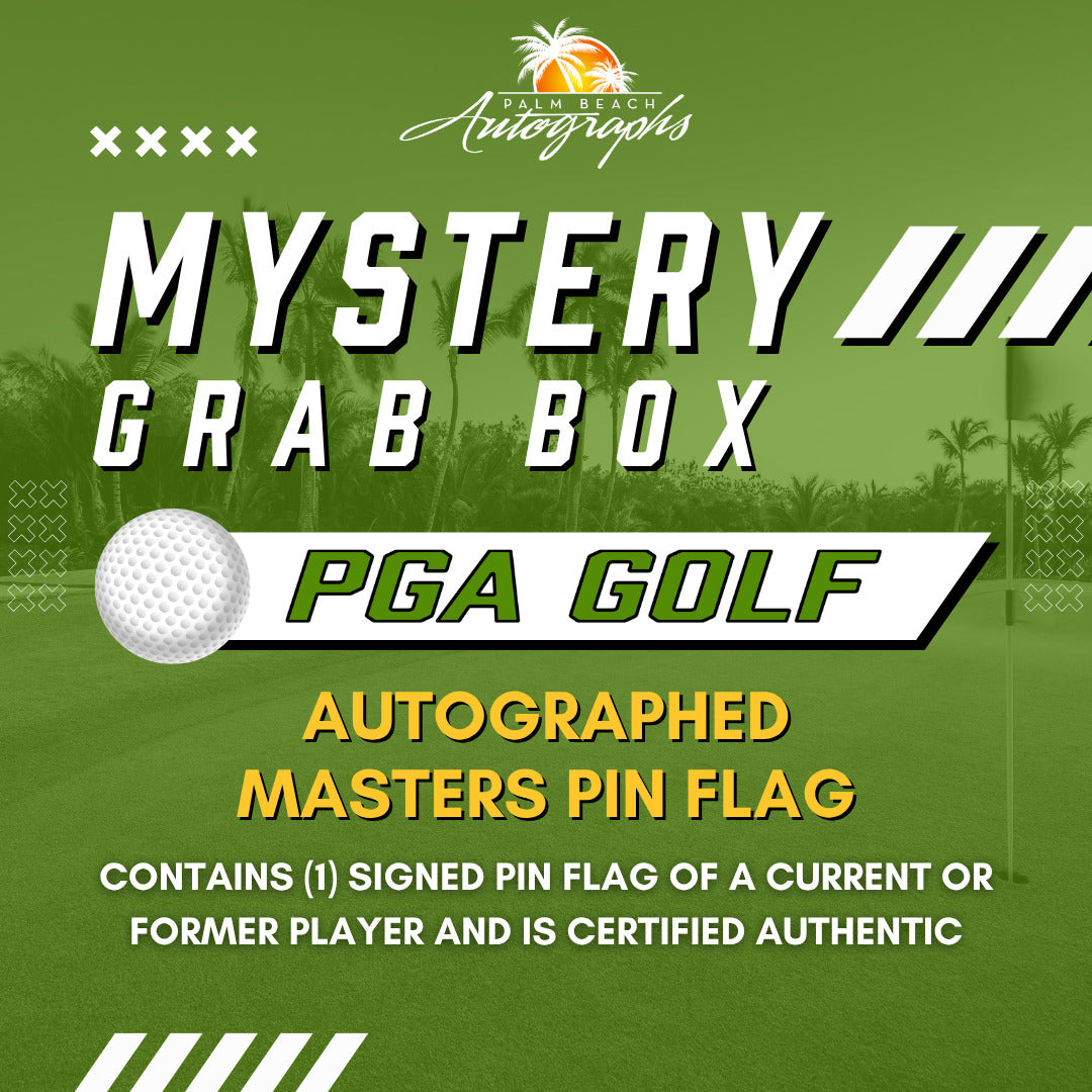 Mystery Grab Box - Masters Champion Autographed Pin Flag