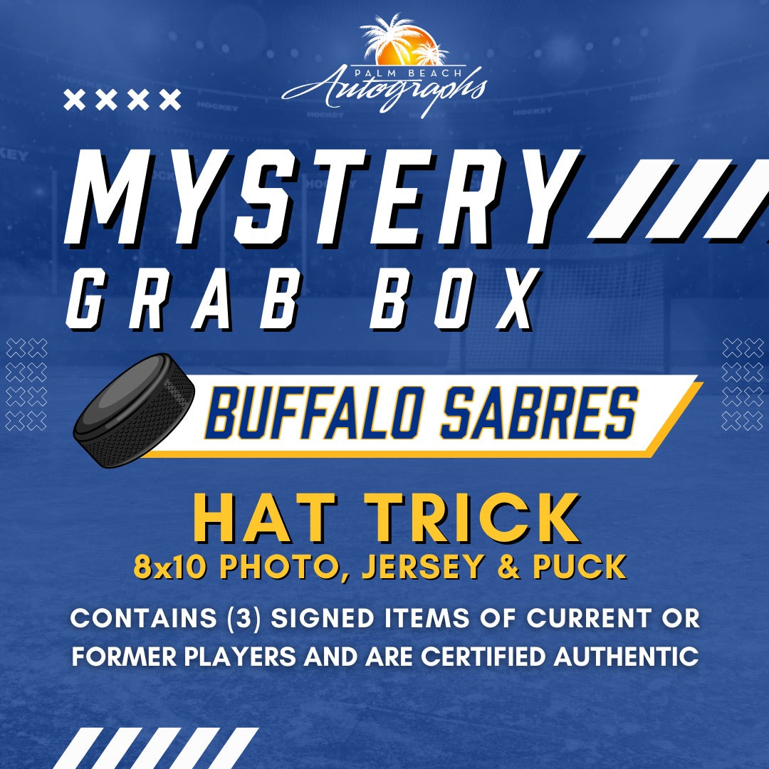 Mystery Grab Box - Buffalo Sabres NHL Hockey Autographed Hat Trick