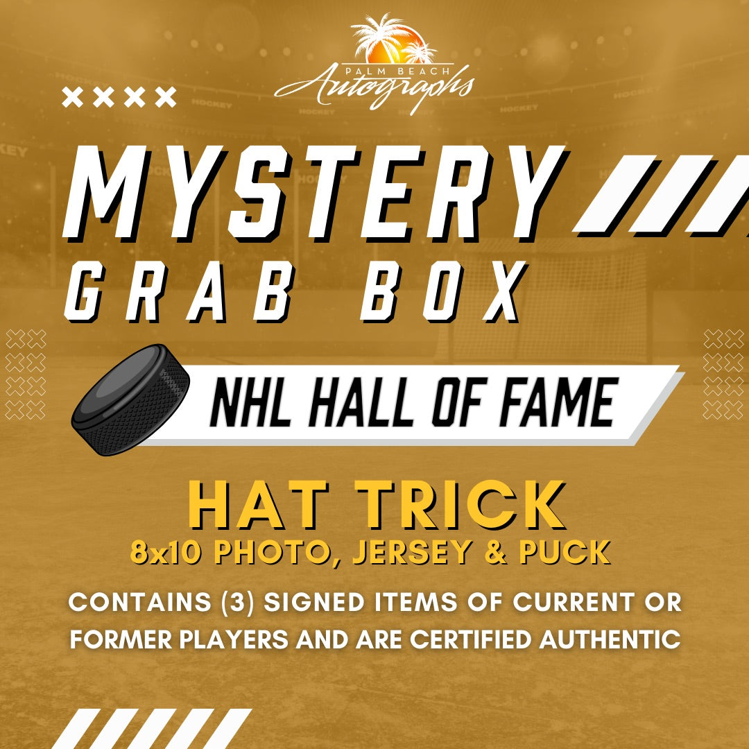 Mystery Grab Box - NHL Hockey Autographed Hat Trick - Hall of Famers Only