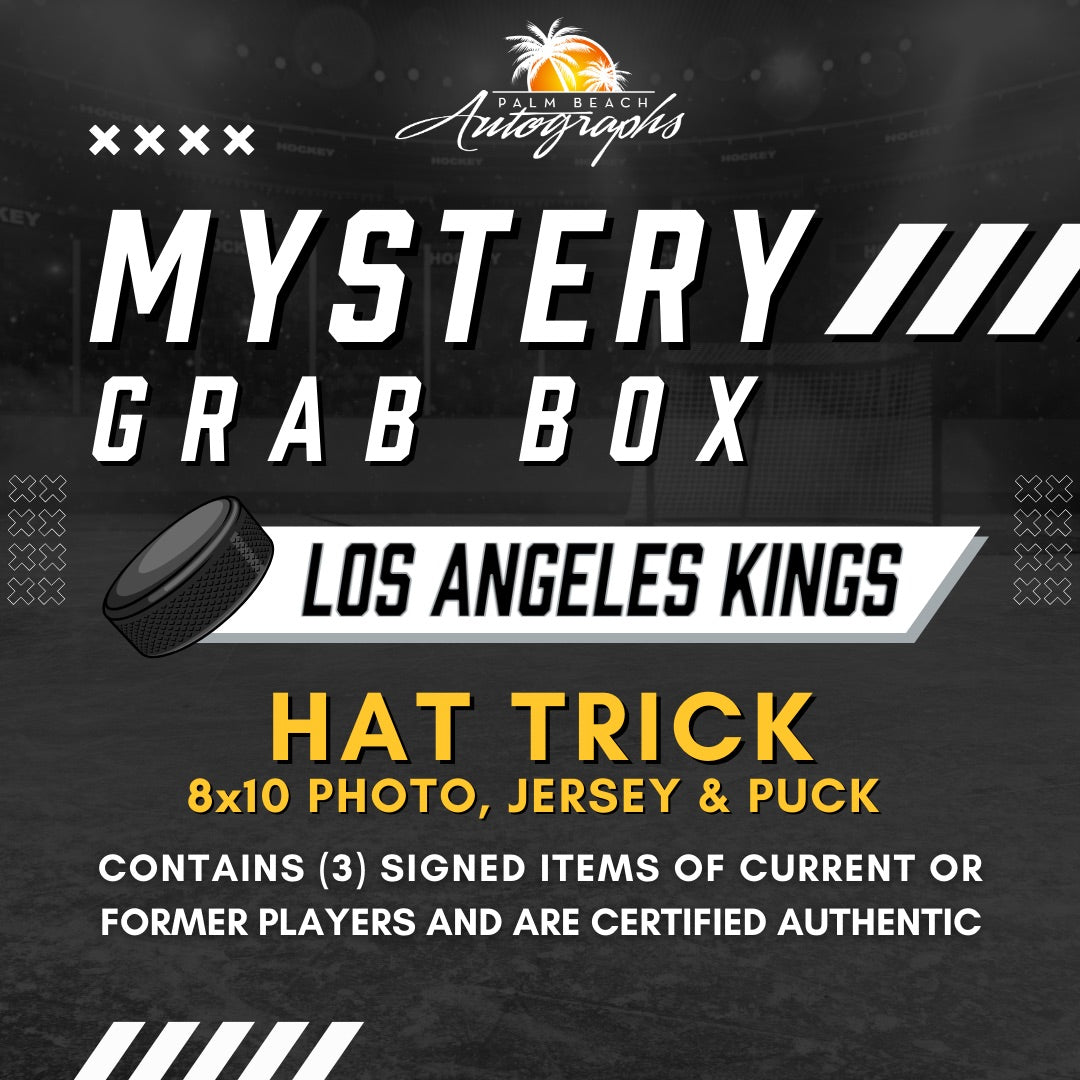 Mystery Grab Box - Los Angeles Kings NHL Hockey Autographed Hat Trick