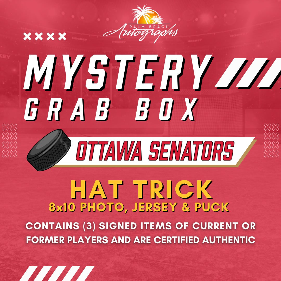 Mystery Grab Box - Ottawa Senators NHL Hockey Autographed Hat Trick