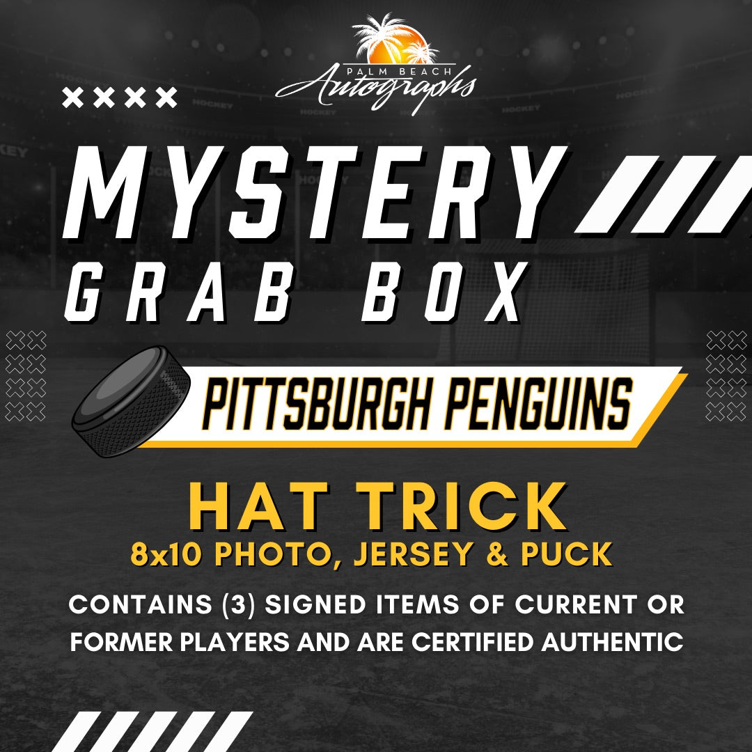 Mystery Grab Box - Pittsburgh Penguins NHL Hockey Autographed Hat Trick