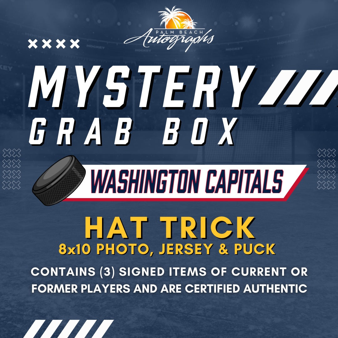 Mystery Grab Box - Washington Capitals NHL Hockey Autographed Hat Trick