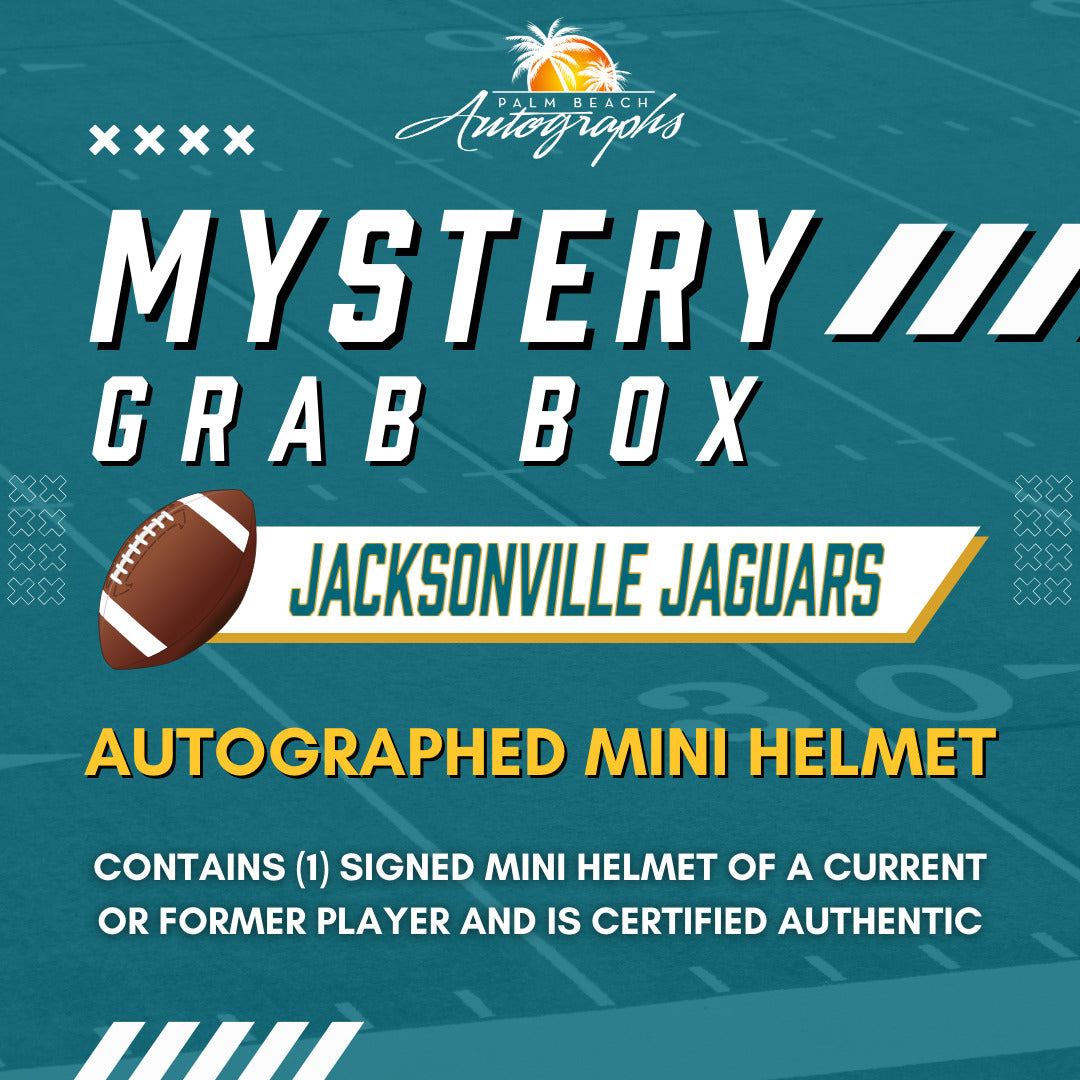 Mystery Grab Box - Jacksonville Jaguars NFL Autographed Mini Helmet