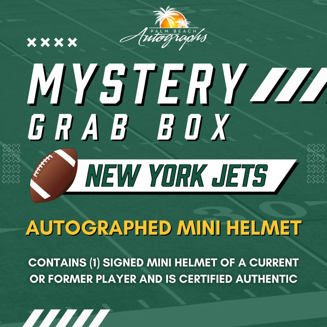 Mystery Grab Box - New York Jets NFL Football Autographed Mini Helmet