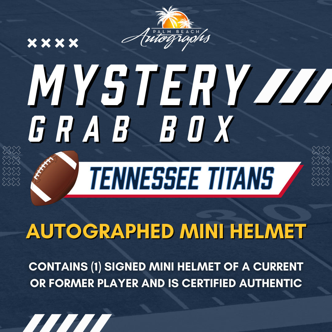 Mystery Grab Box - Tennessee Titans NFL Autographed Mini Helmet