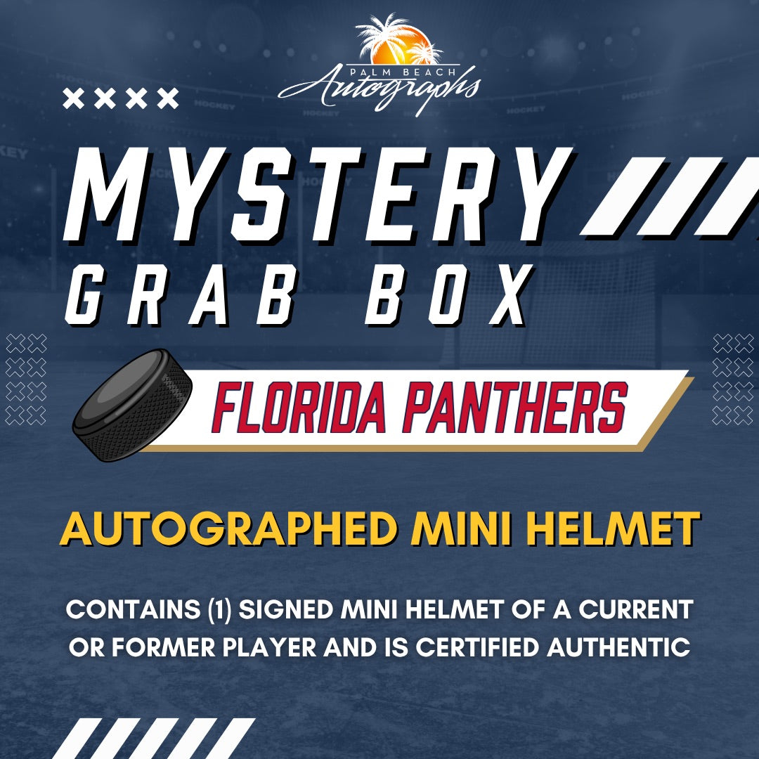 Mystery Grab Box - Florida Panthers NHL Autographed Mini Helmet