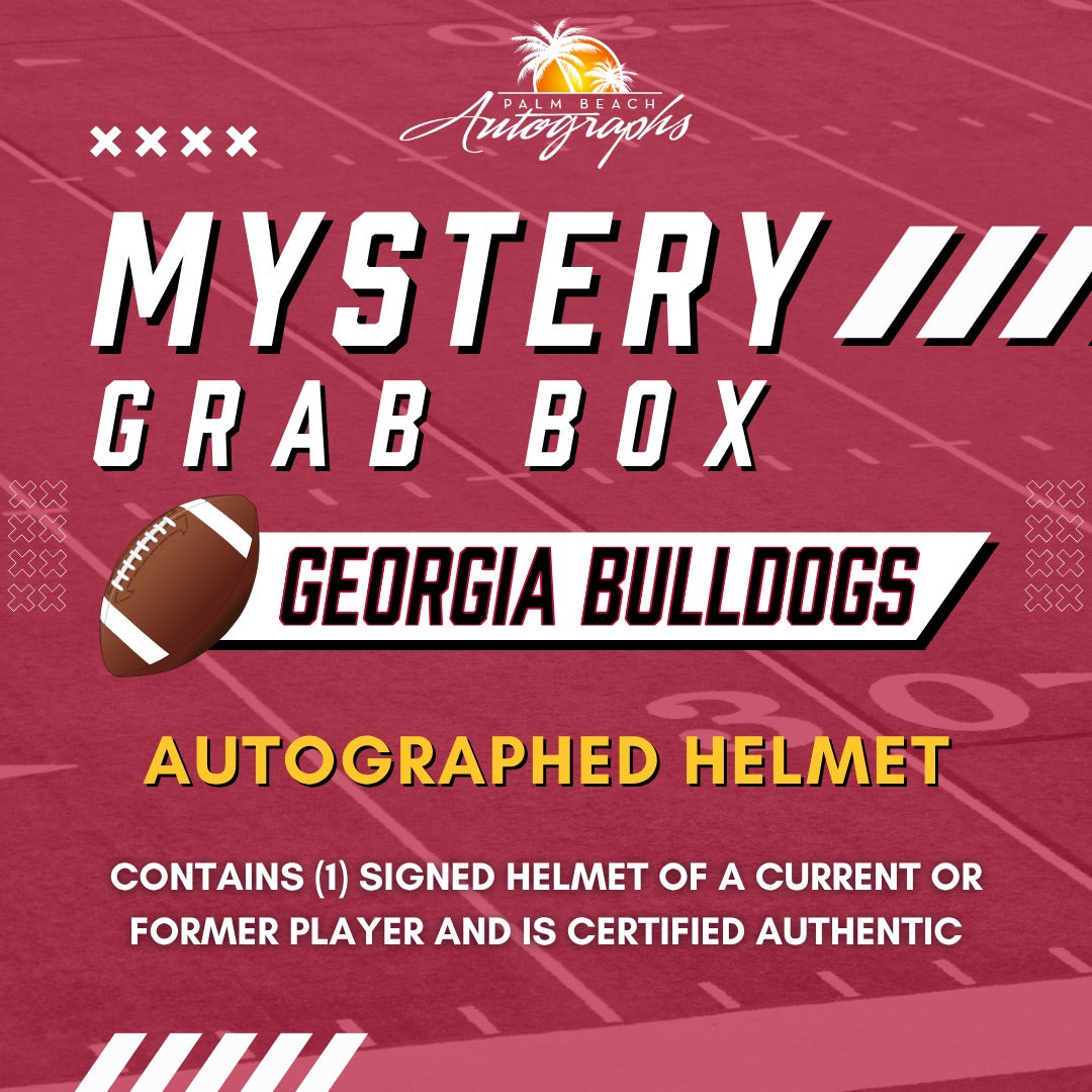 Mystery Grab Box - Georgia Bulldogs NCAA Football Autographed Full Size Helmet