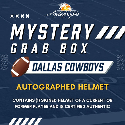 Mystery Grab Box - Dallas Cowboys NFL Football Autographed Deluxe Full-Size Authentic Helmet