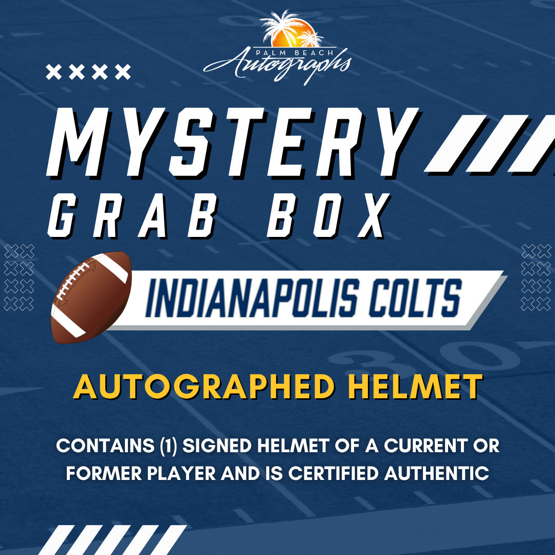Mystery Grab Box - Indianapolis Colts NFL Football Autographed Full Size Helmet