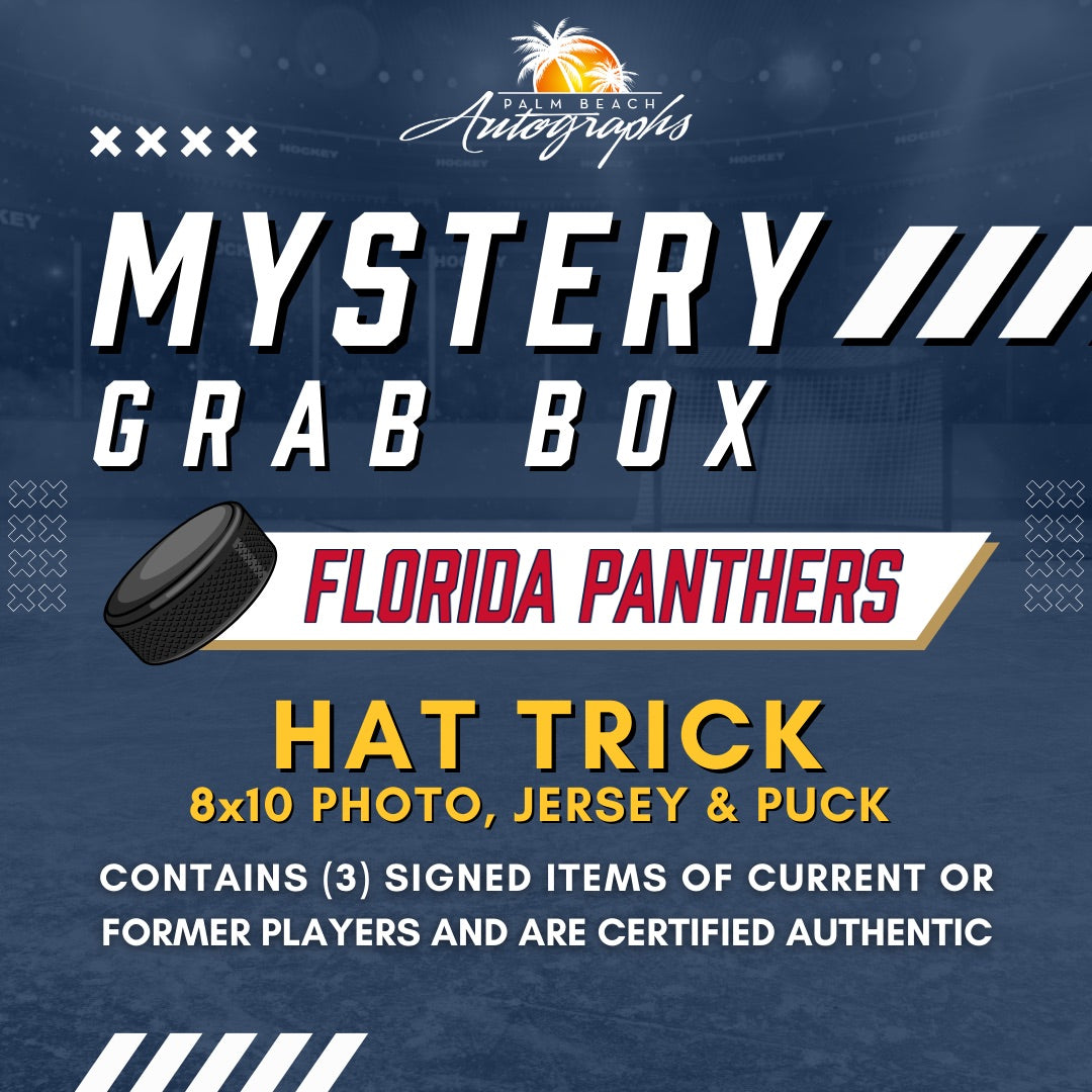 Mystery Grab Box - Florida Panthers NHL Autographed Hat Trick