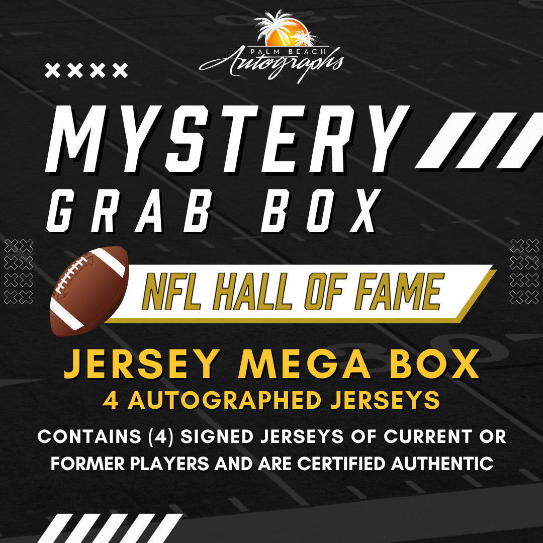 Mystery Grab Bag - NFL Football Autographed Jersey Mega Box - Hall of Famers Only