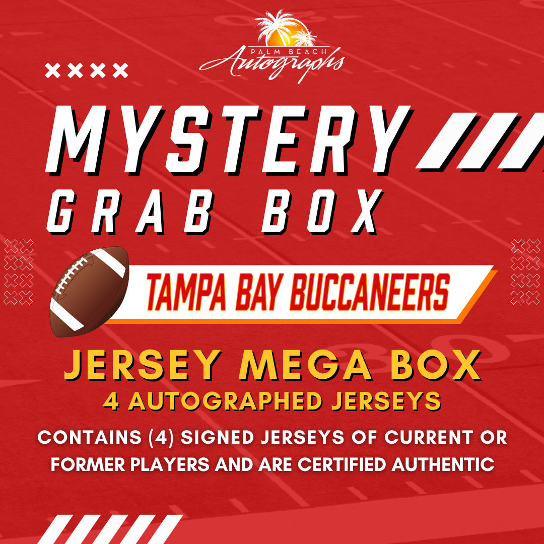 Mystery Grab Box - Tampa Bay Buccaneers NFL Football Autographed Jersey Mega Box