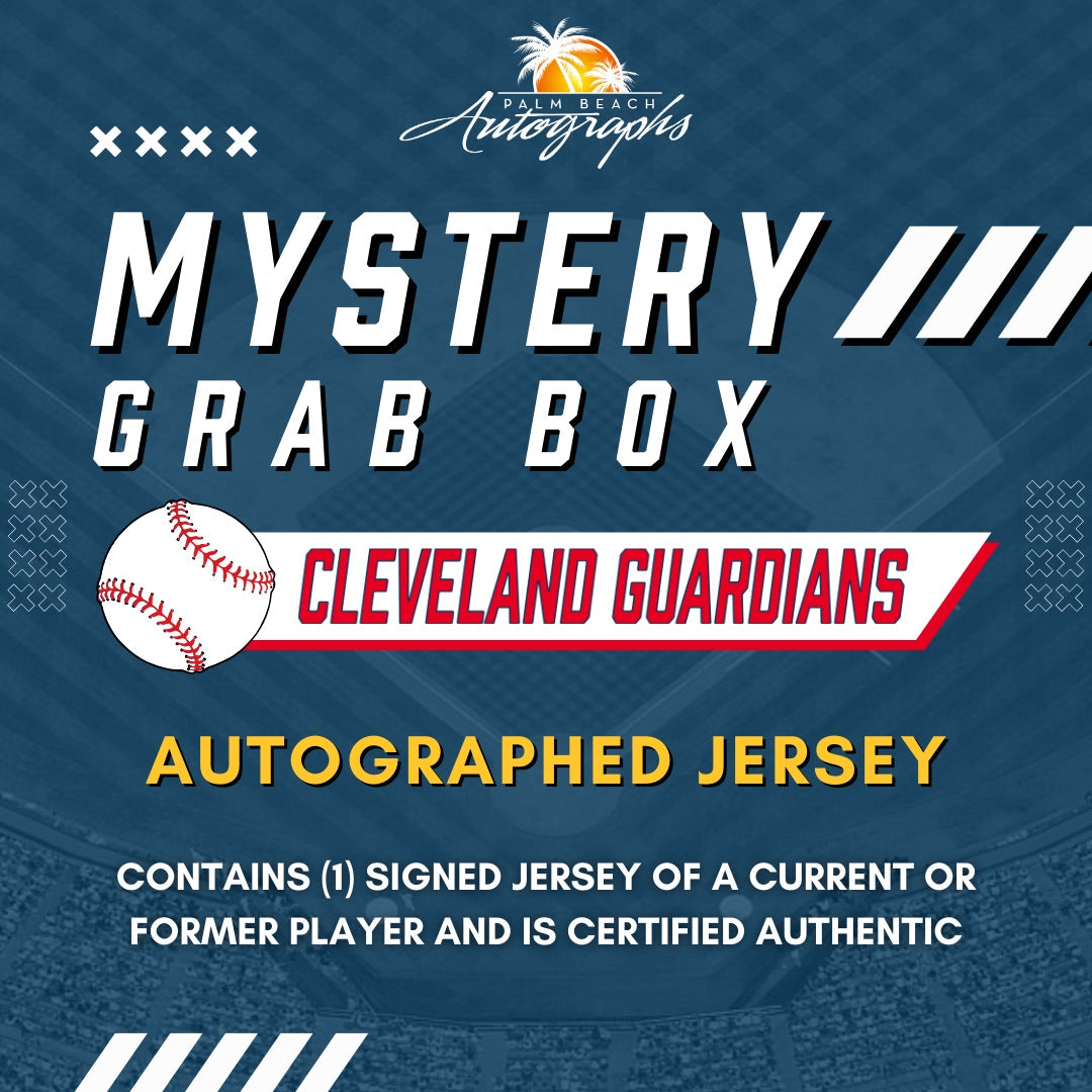 Mystery Grab Box - Cleveland Guardians MLB Baseball Autographed Jersey