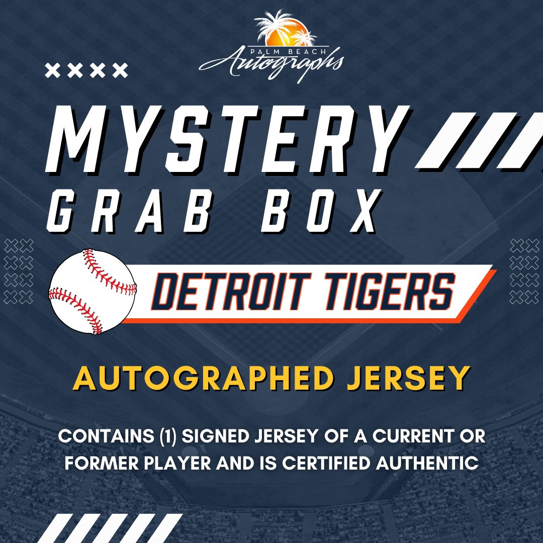 Mystery Grab Box - Detroit Tigers MLB Baseball Autographed Jersey