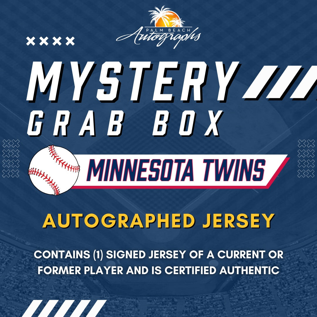Mystery Grab Box - Minnesota Twins MLB Baseball Autographed Jersey