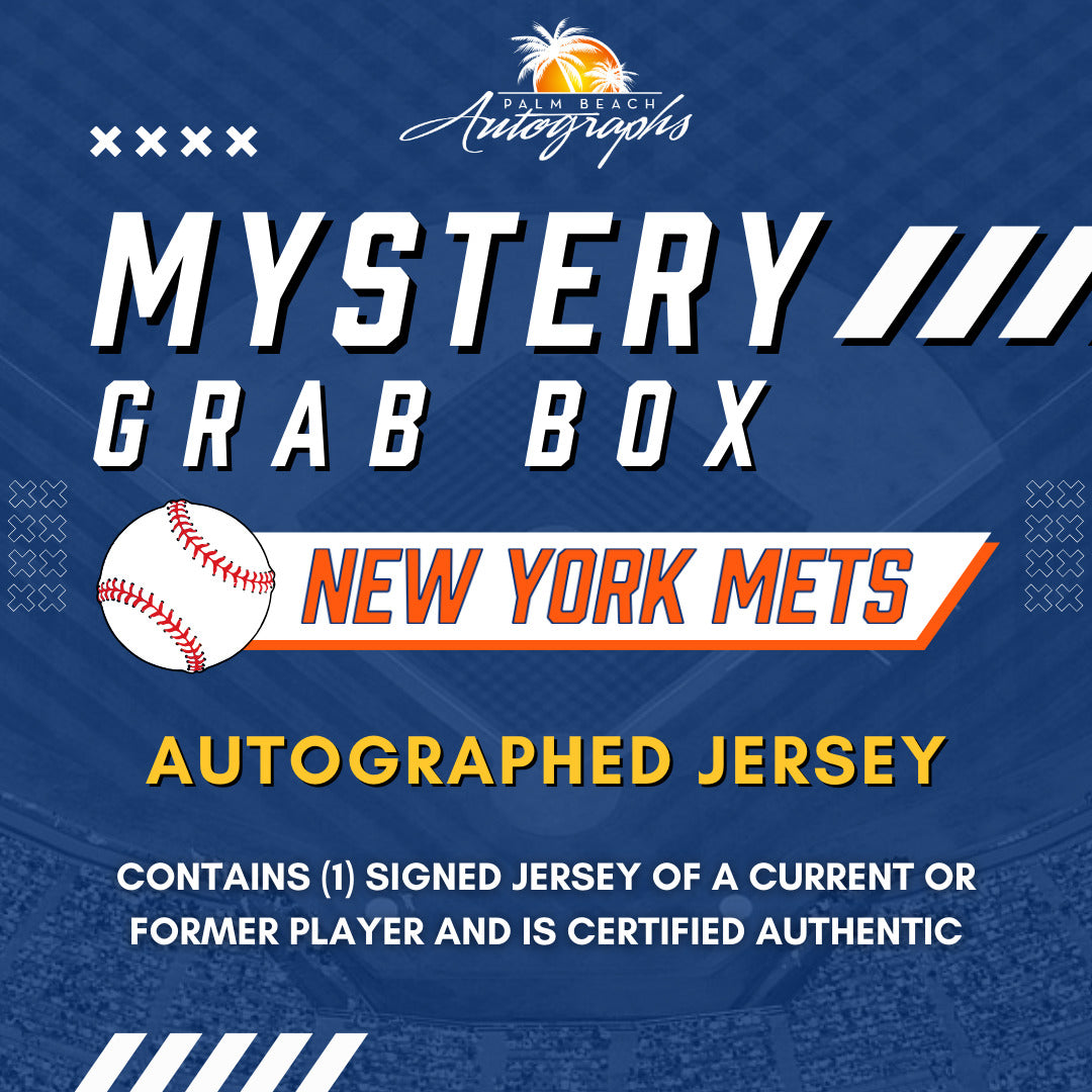 Mystery Grab Box - New York Mets MLB Autographed Jersey