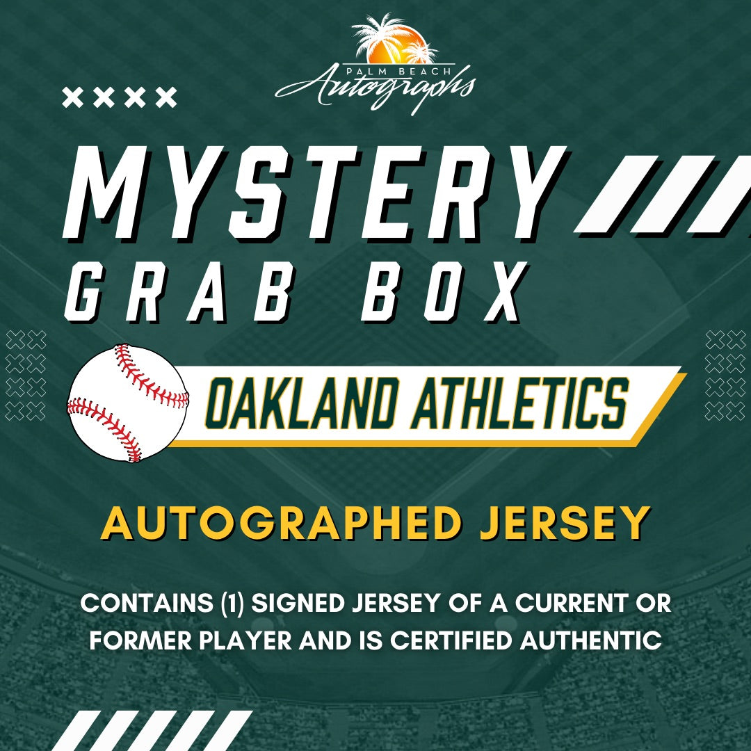 Mystery Grab Box - Oakland Athletics MLB Baseball Autographed Jersey