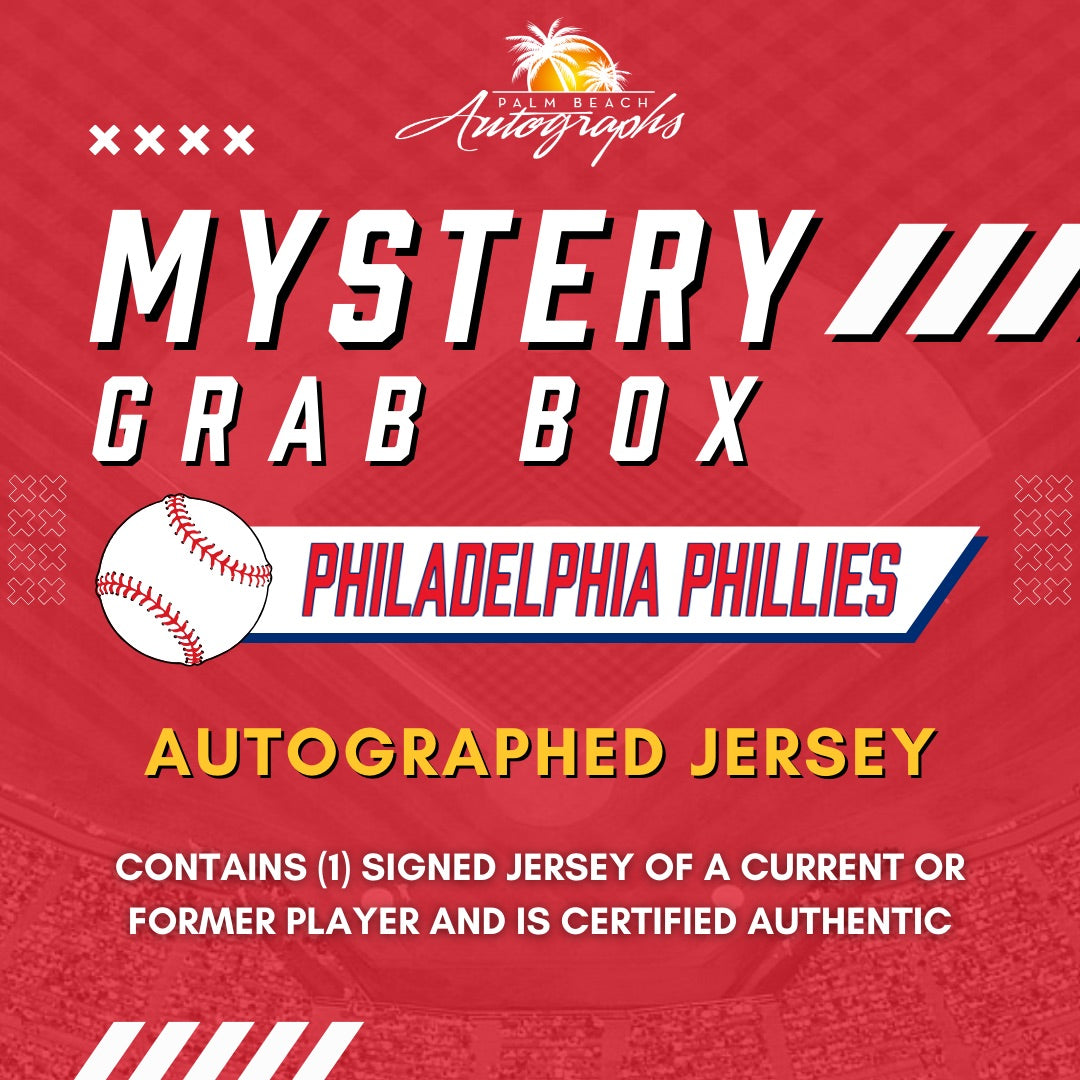 Mystery Grab Box - Philadelphia Phillies MLB Baseball Autographed Jersey