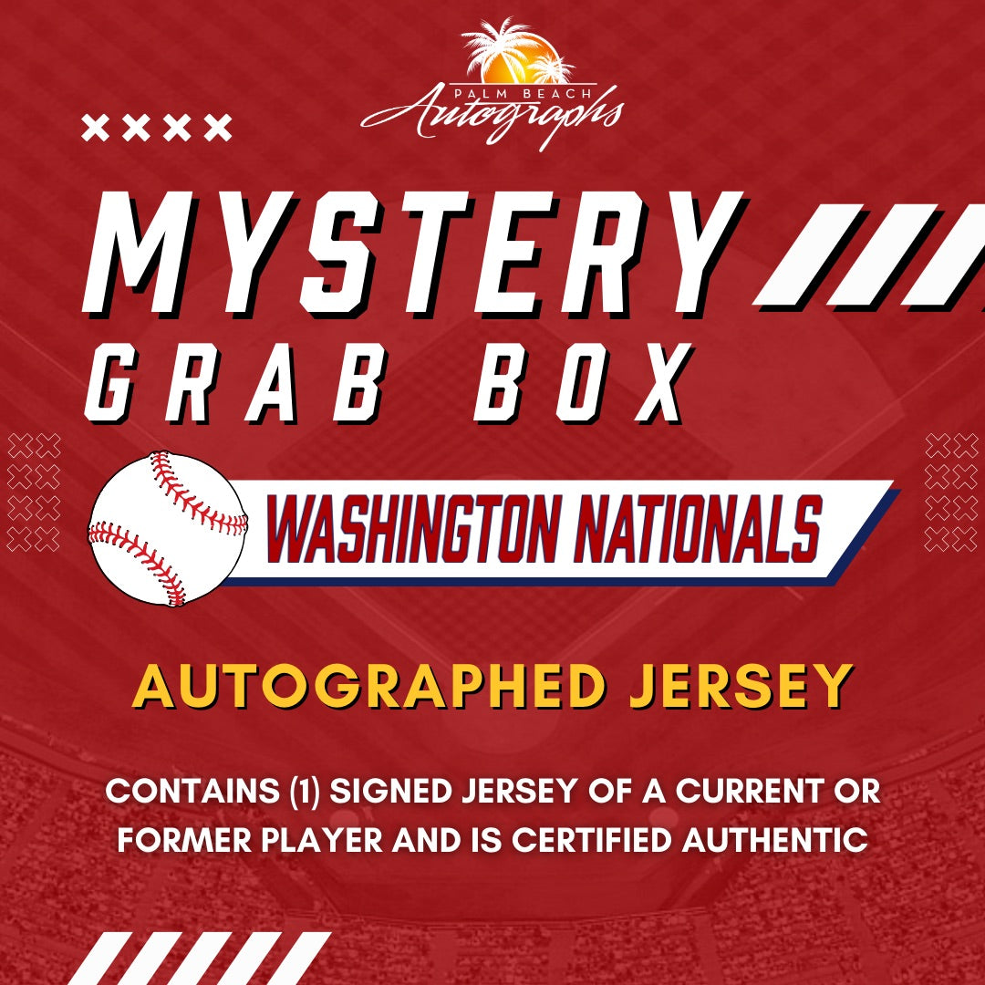 Mystery Grab Box - Washington Nationals MLB Baseball Autographed Jersey
