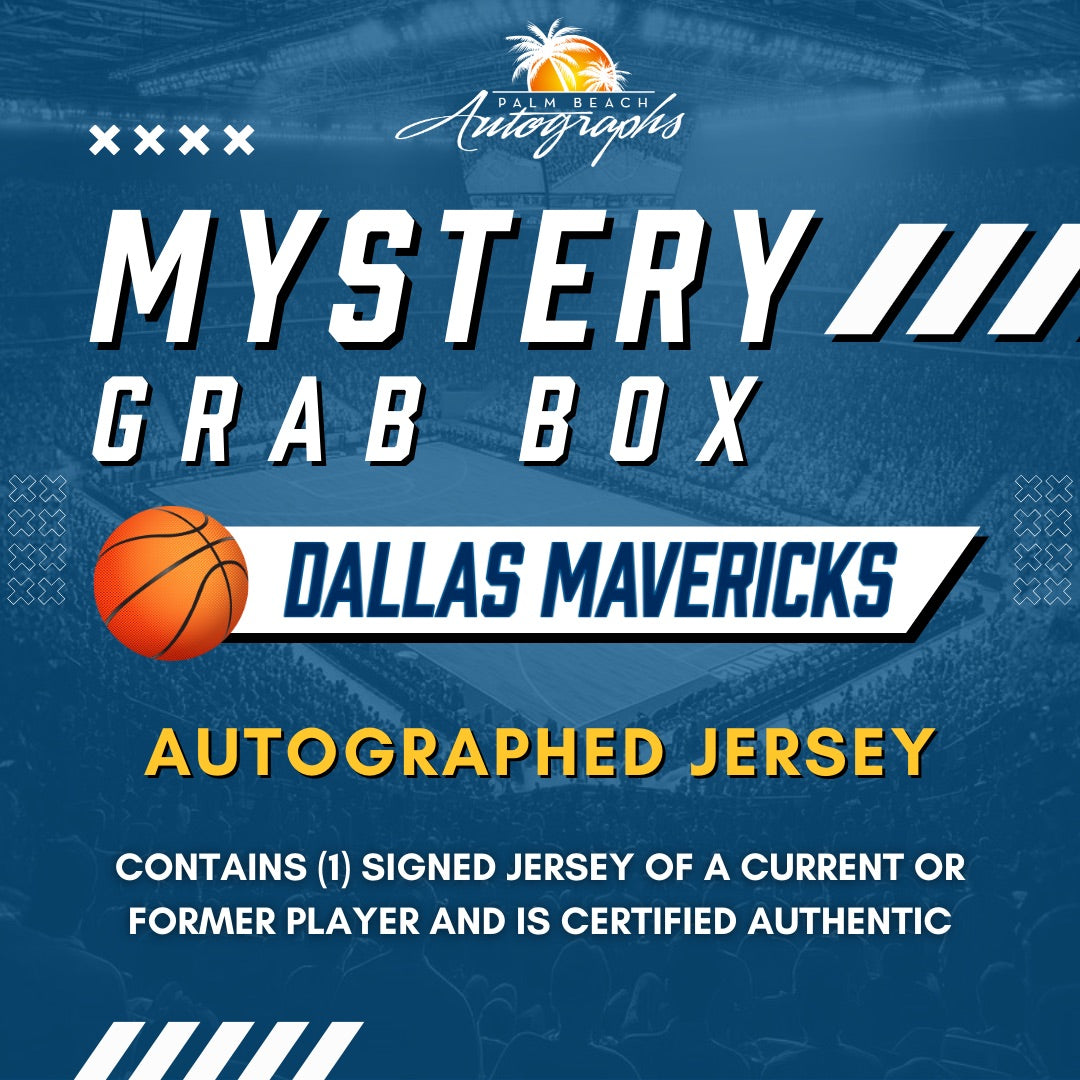 Mystery Grab Box - Dallas Mavericks NBA Basketball Autographed Jersey