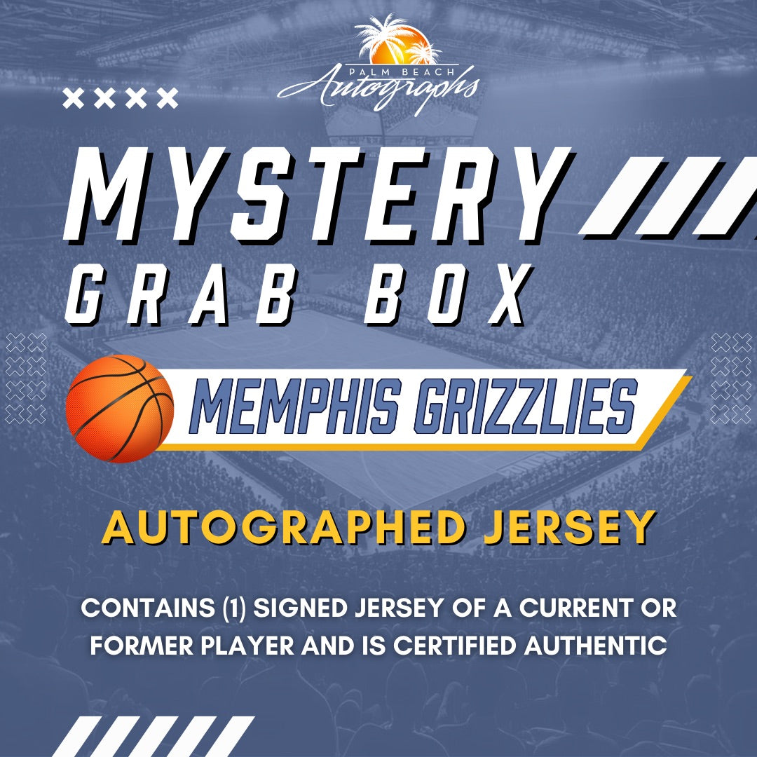 Mystery Grab Box - Memphis Grizzlies NBA Basketball Autographed Jersey