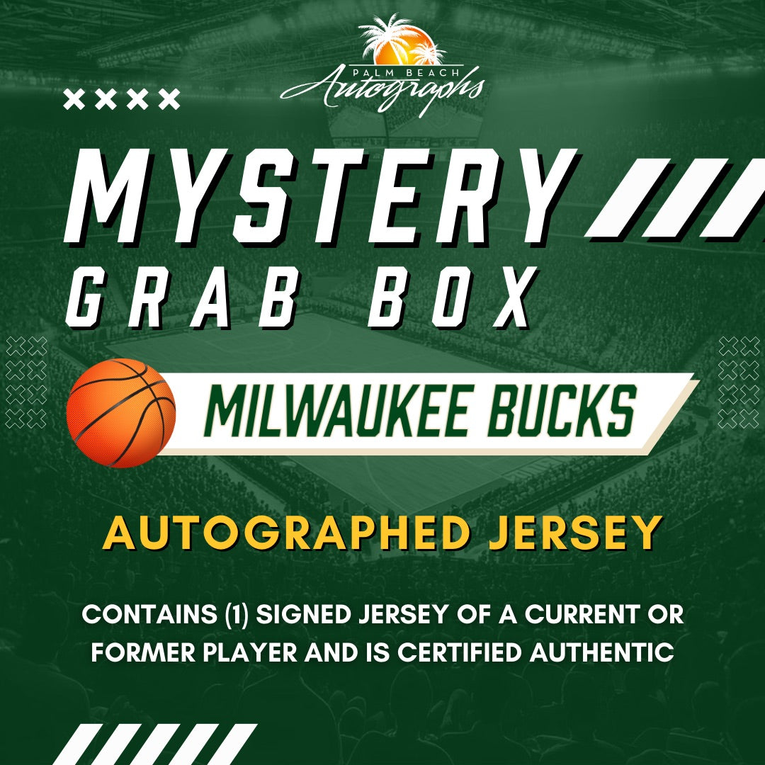 Mystery Grab Box - Milwaukee Bucks NBA Basketball Autographed Jersey