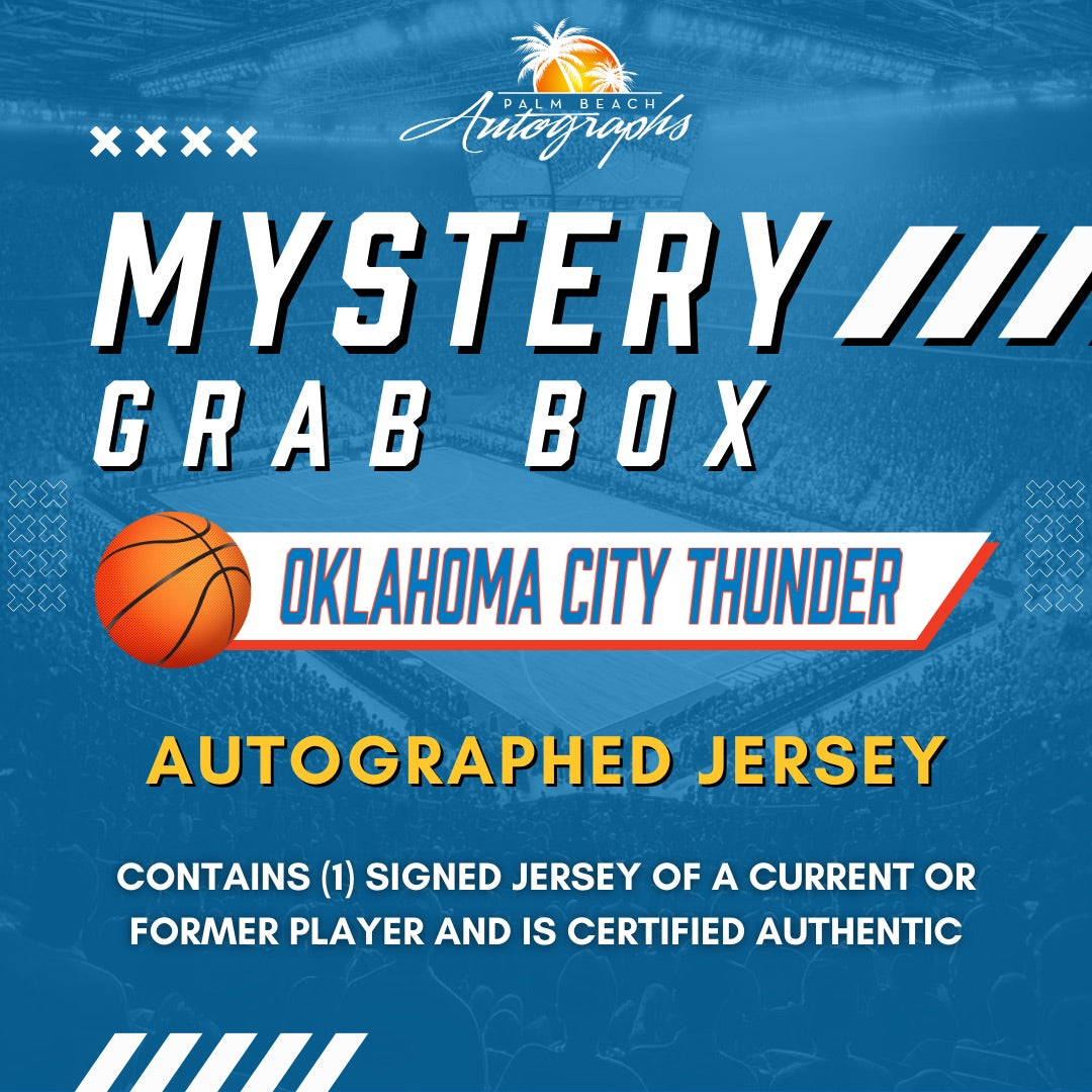 Mystery Grab Box - Oklahoma City Thunder NBA Basketball Autographed Jersey