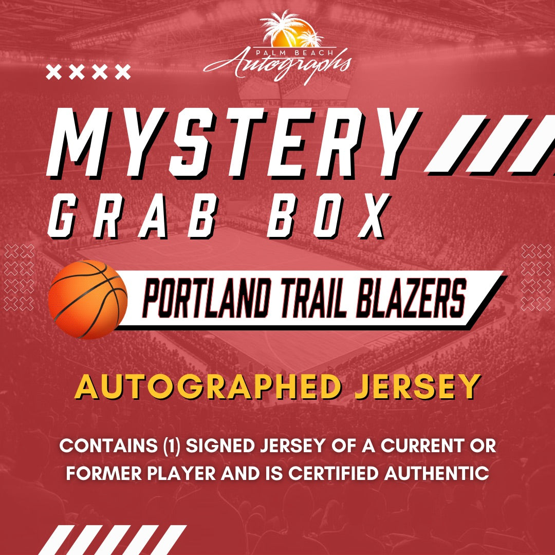 Mystery Grab Box - Portland Trail Blazers NBA Basketball Autographed Jersey