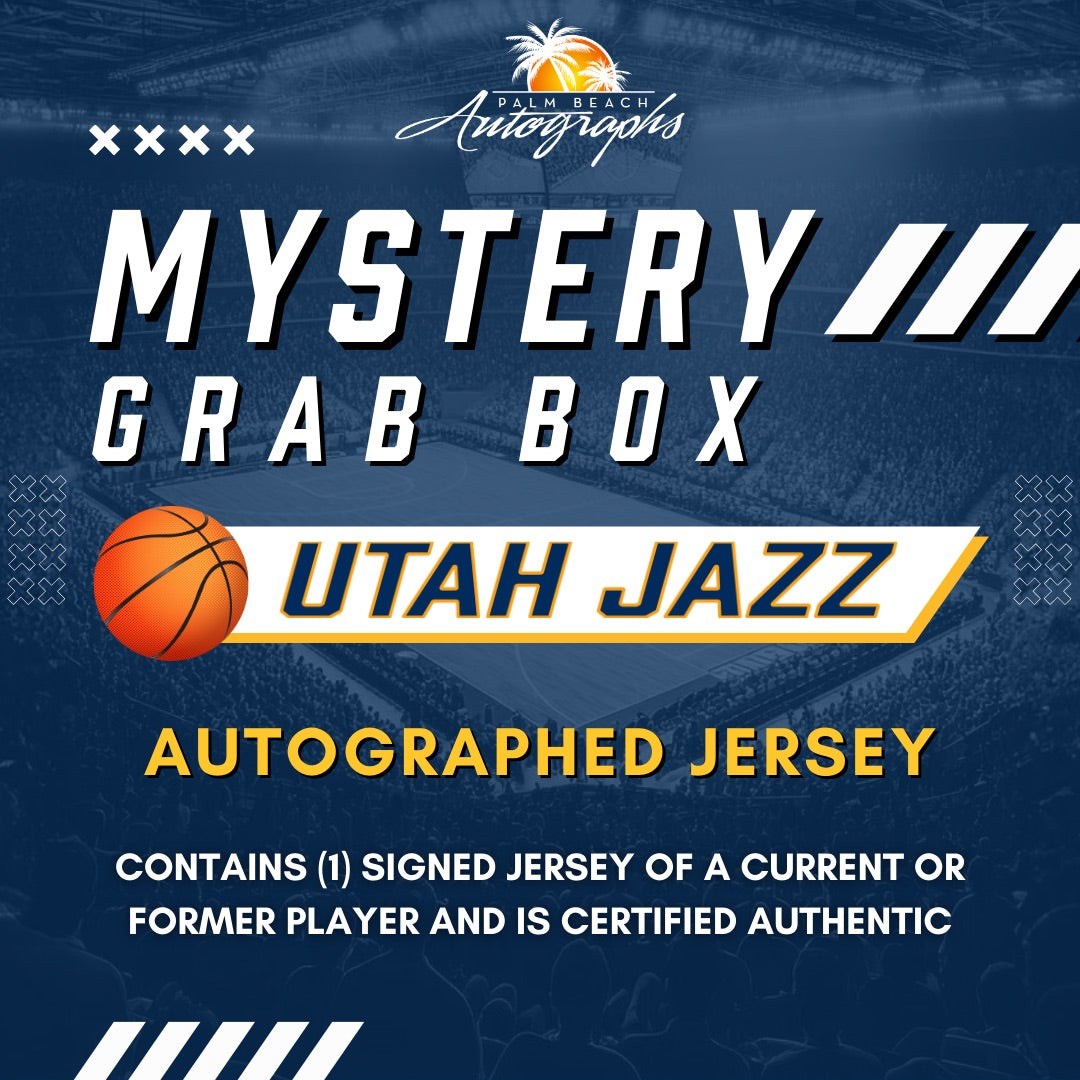 Mystery Grab Box - Utah Jazz NBA Basketball Autographed Jersey
