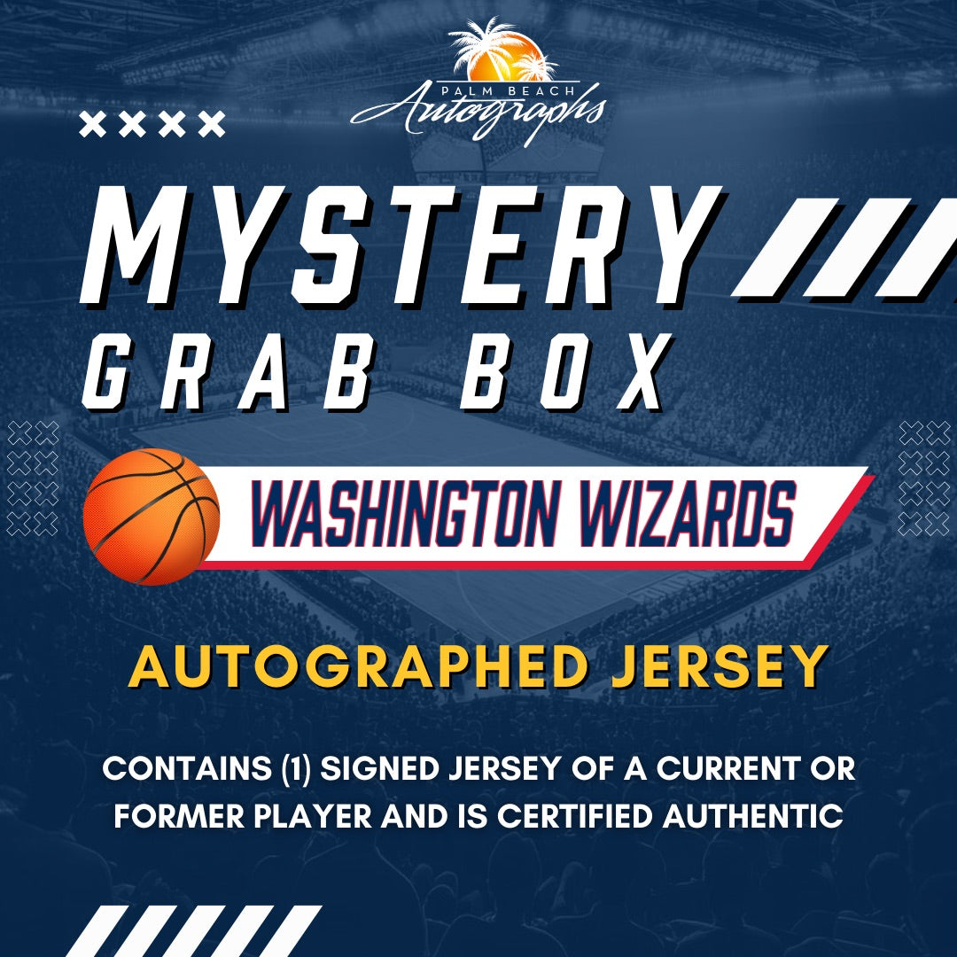 Mystery Grab Box - Washington Wizards NBA Basketball Autographed Jersey