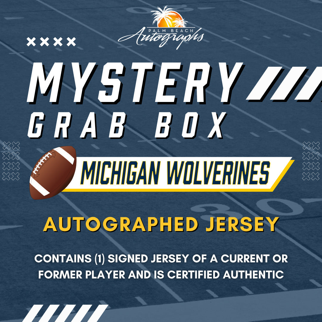 Mystery Grab Box - University of Michigan Wolverines NCAA Autographed Jersey
