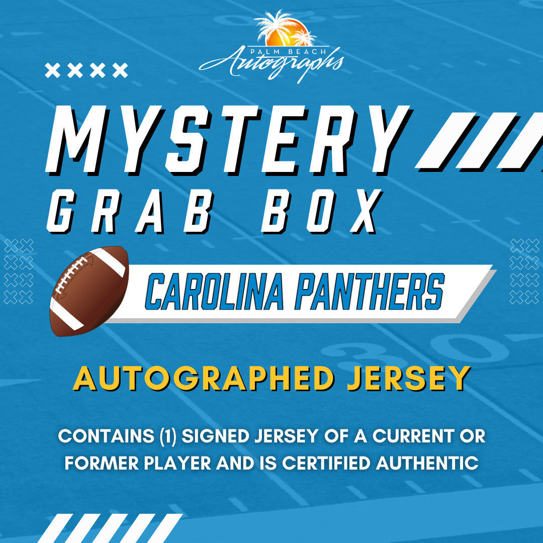 Mystery Grab Box - Carolina Panthers NFL Football Autographed Jersey