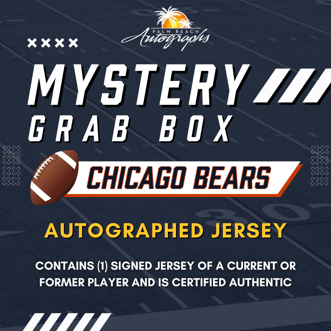 Mystery Grab Box - Chicago Bears NFL Football Autographed Jersey