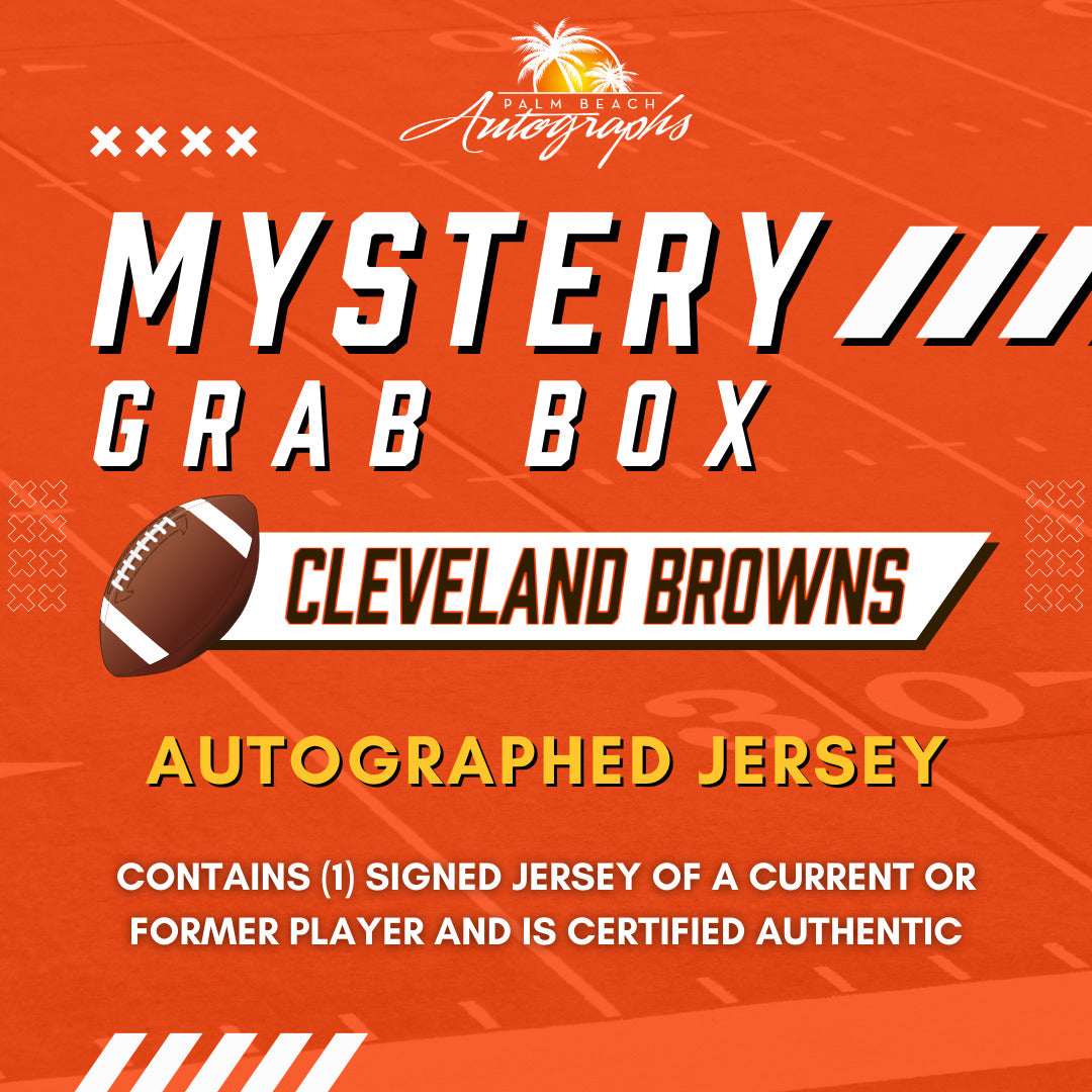 Mystery Grab Box - Cleveland Browns NFL Football Autographed Jersey