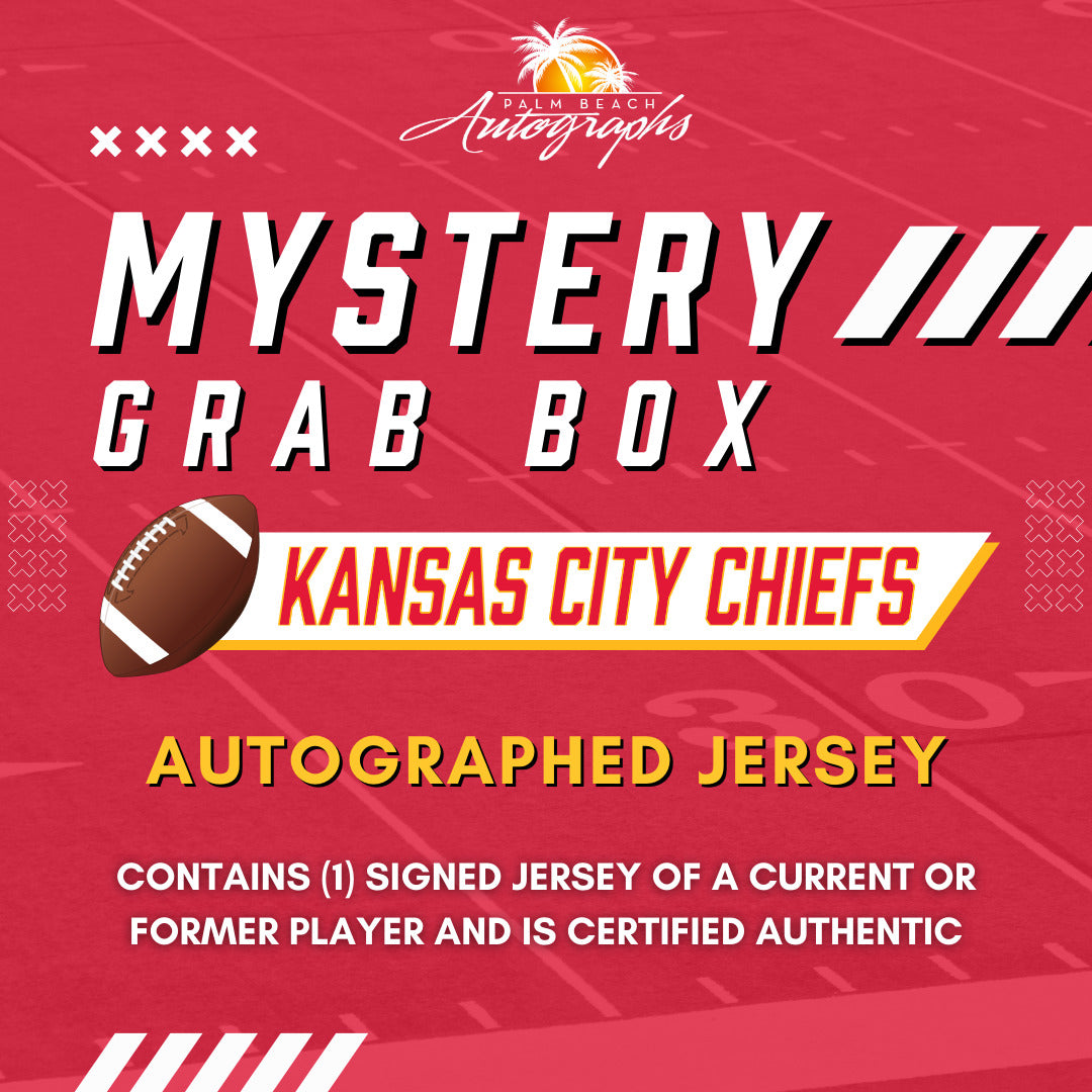 Mystery Grab Box - Kansas City Chiefs NFL Football Autographed Jersey