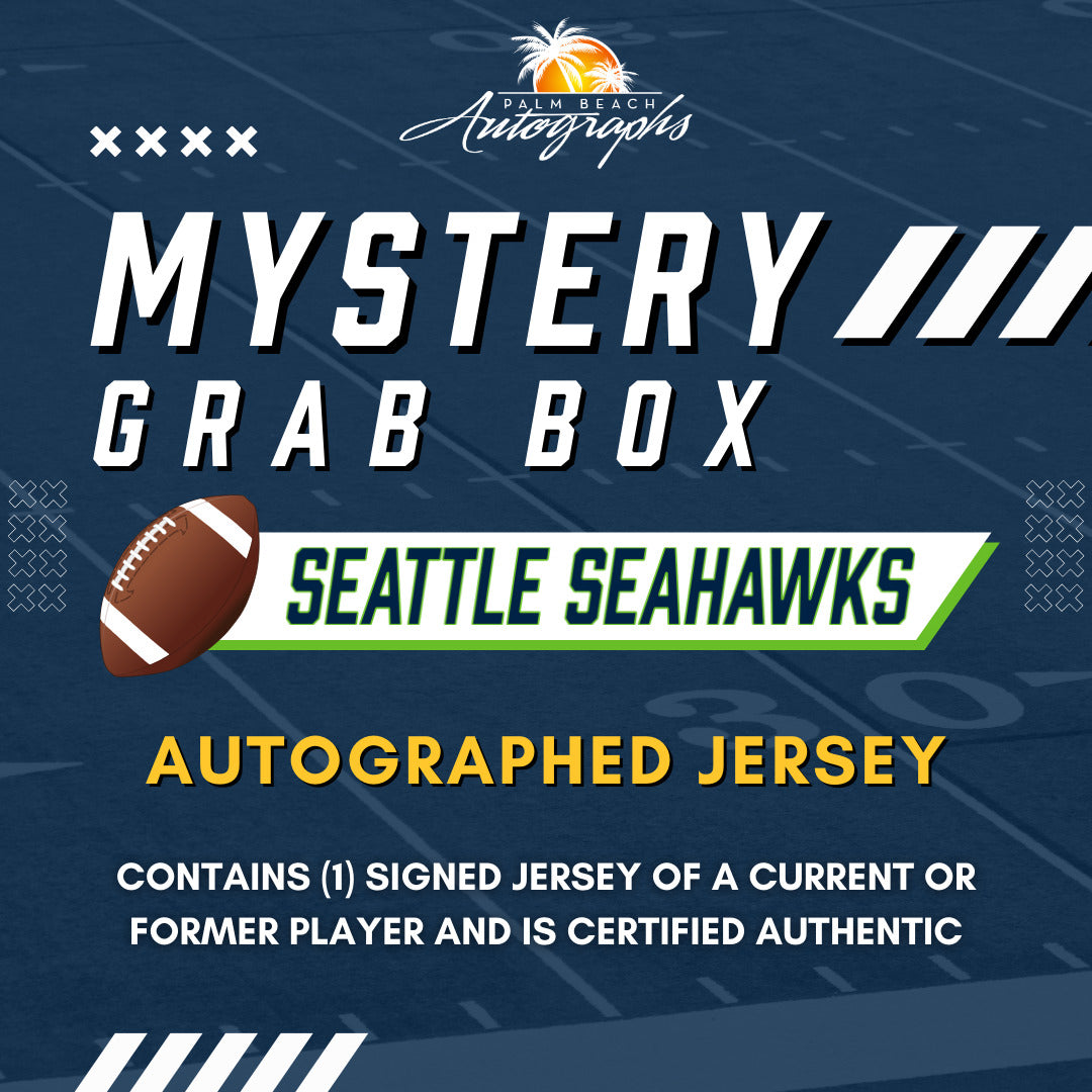 Mystery Grab Box - Seattle Seahawks NFL Football Autographed Jersey